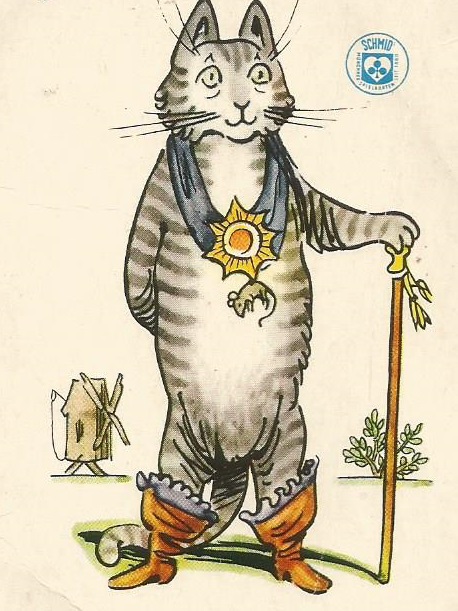 Pussin Boots on children's game card