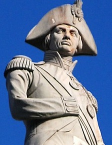Nelson on top of column Trafalgar Square