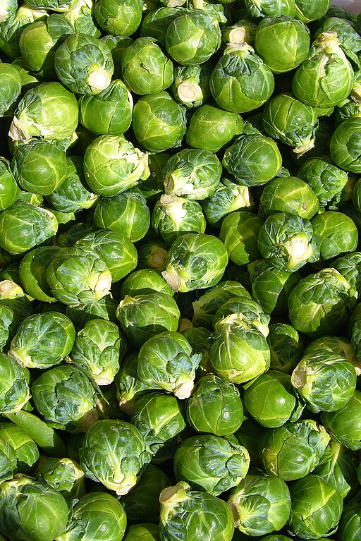 Mass of Bussels sprouts