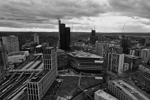View of Croydon on ddark ay